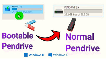 How to Format Bootable Pendrive | Bootable Pendrive ko Normal Kaise Kare | Bootable PD to Normal PD