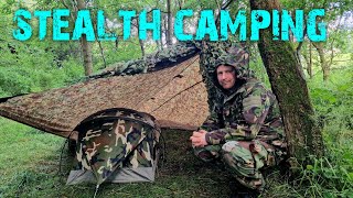 Stealth Camping Test: Camouflage Equipment.