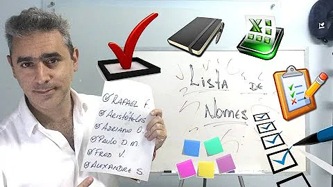 Como fazer lista com nomes?