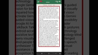 Don't skip this Google Gemini new accessibility feature guided vision for blind  visual AI assistant screenshot 4