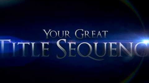 Cinematic Intro FREE After Effects project file