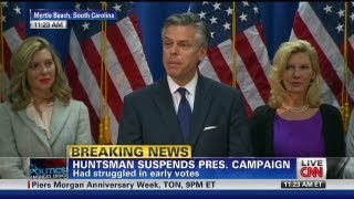 Jon Huntsman exits stage left in GOP race