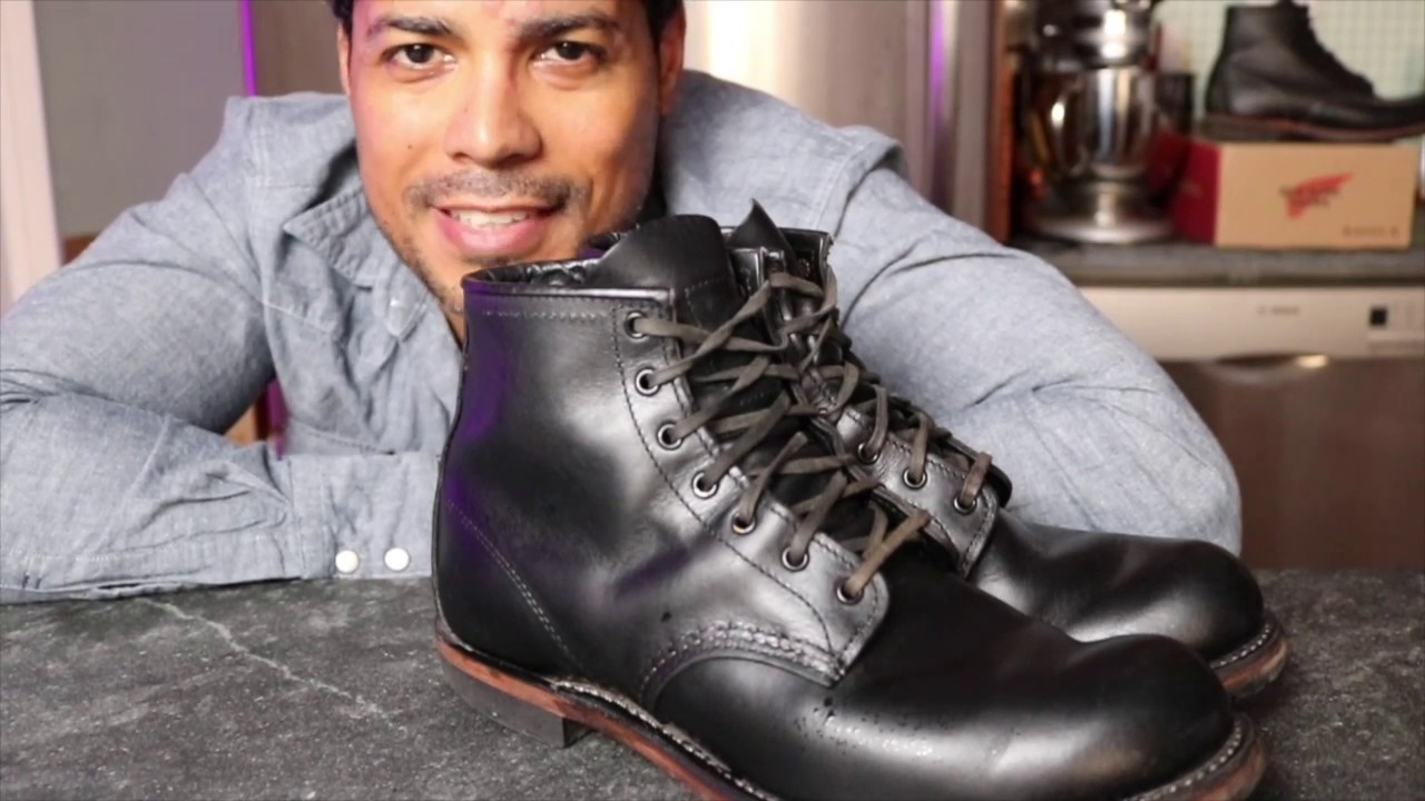 Udsigt I virkeligheden Ufrugtbar Conditioning my Red Wing Beckman 9014 - YouTube