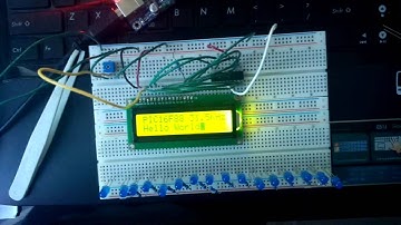 PIC16F88 interfaces with 16x2 HD44780 LCD