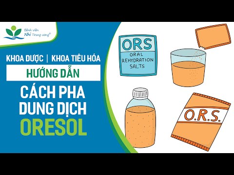 Video: Cách pha nước uống bù nước bằng đường uống (ORS): 9 bước