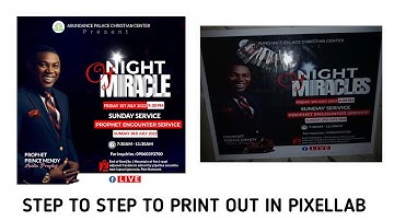 Simple Trick To Print Out Banners and Handbill Using Pixellab