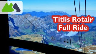Titlis by rotating cable car – full ride POV