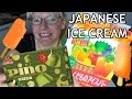 TASTING NEW JAPANESE ICE CREAM green tea and veggies