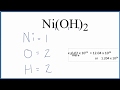 Understanding Ni(OH)₂ and Avogadro's Number