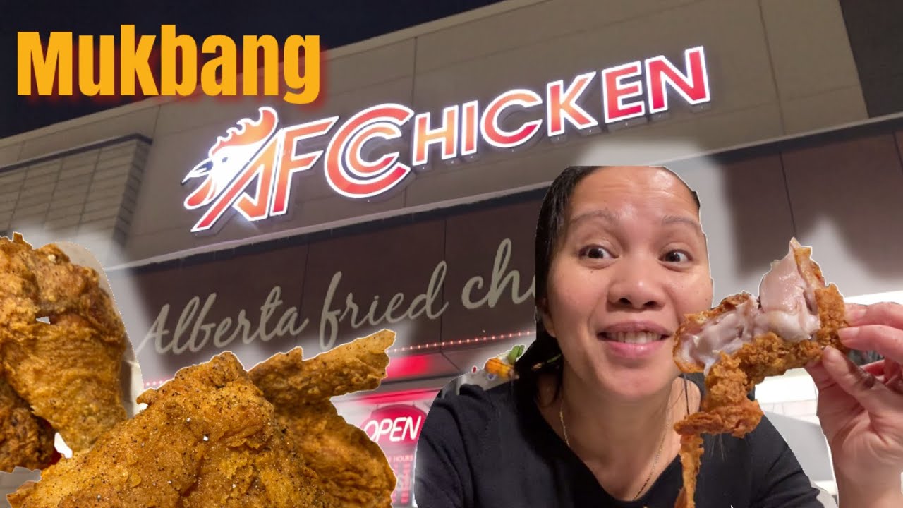 Afc Chicken Alberta Fried Chicken Mukbang Chicken Youtube