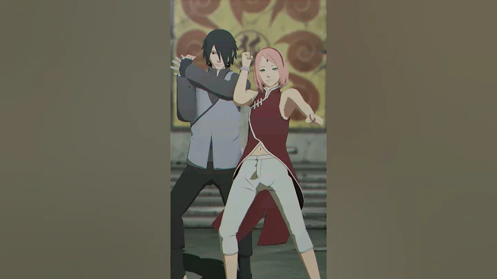 【 MMD ナルト! - NARUTO 】— ワナビーダンス .【 サスケ & サクラ「サスサク」】#mmd #naruto #sasusaku #shorts
