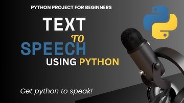 Text to Speech in Python for beginners | Get python to speak