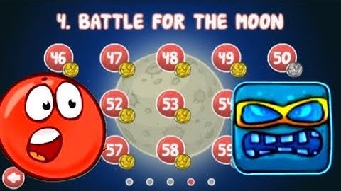 Red Ball 4 - Battle for the Moon - All the Difficult Levels - Gameplay Walkthrough