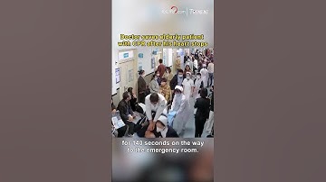 Doctor saves elderly patient with CPR after his heart stops