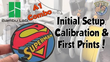 #02 Bambulab A1 Combo + AMS Lite System : Setup, Calibration, and First Prints!