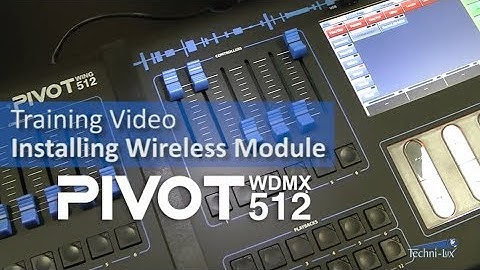 PIVOT CUE WDMX Wireless Solutions Module Training Video