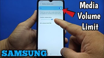 How to turn on media volume limit on Samsung Galaxy A02