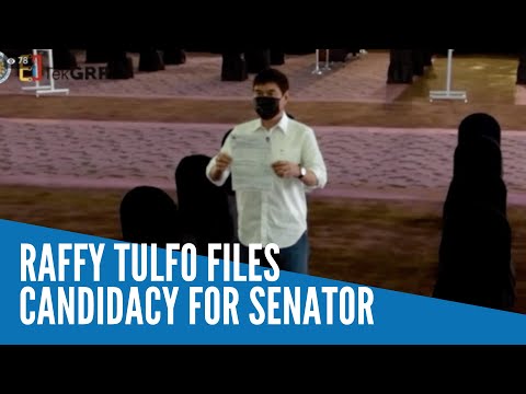 Raffy Tulfo files candidacy for senator