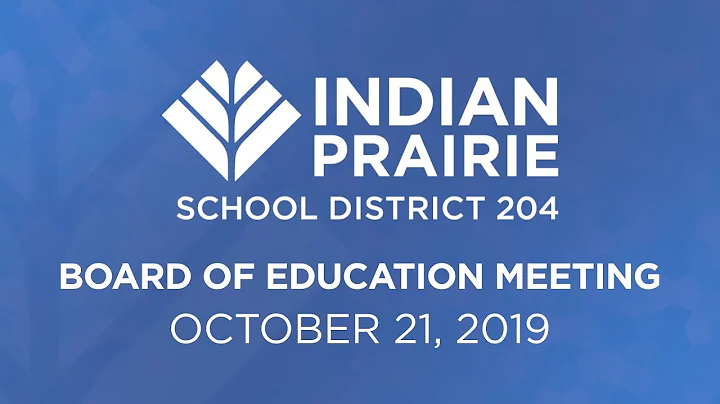 Board of Education Meeting: 10/21/2019