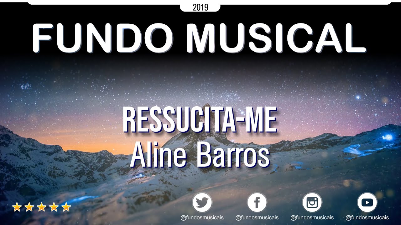 Fundo Musical | Ressuscita-me - Aline Barros | Teclado cover