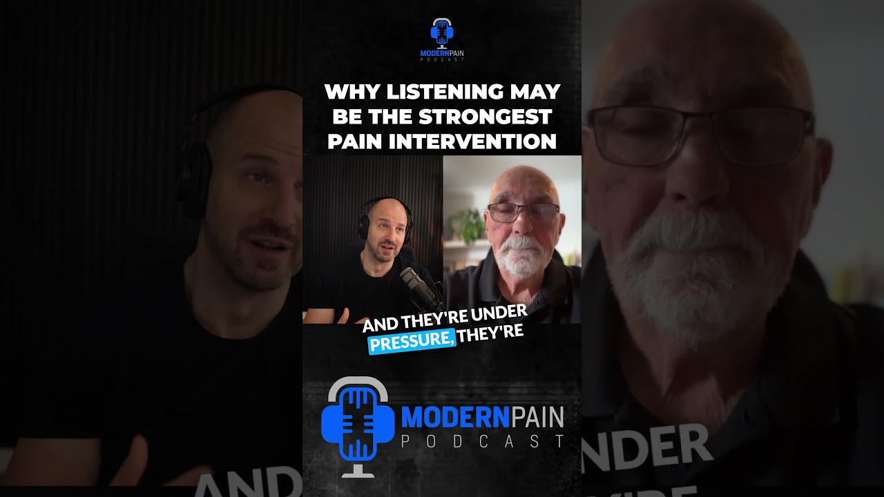 Why Listening May Be the Strongest Pain Intervention #chronicpain #physiotherapy #physicaltherapy