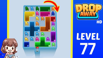 Drop Away Level 77 Solution Walkthrough
