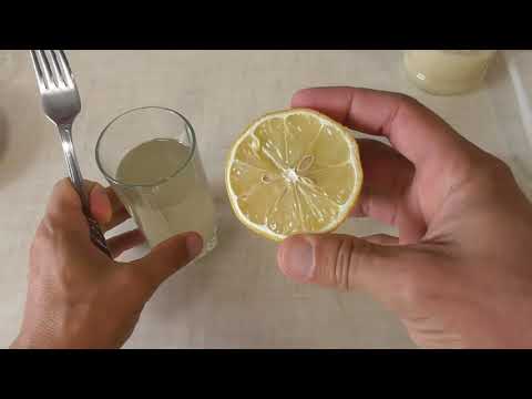 Домашний лимонад за 1,45 минуты (без сахара)