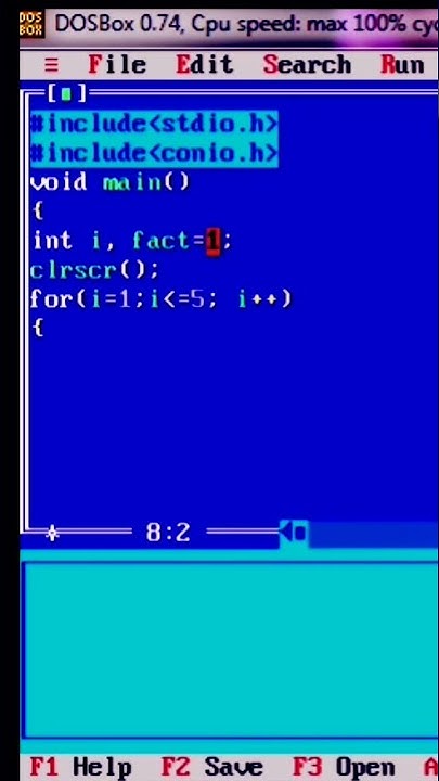 FACTORIAL OF A NUMBER USING FOR LOOP - YouTube
