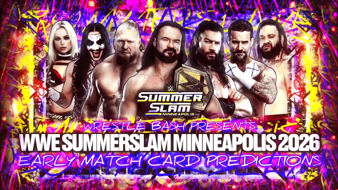 Предварительные прогнозы на матчи WWE Summerslam Minneapolis 2026