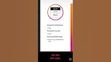 #Splunk #Certification Exam Study Guide