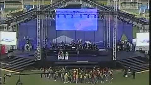 Lucky Dube performing at the Cricket World Cup opening ceremony in Trelawny in 2007