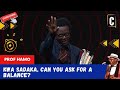 Kwa sadaka can you ask for a balance by prof hamo