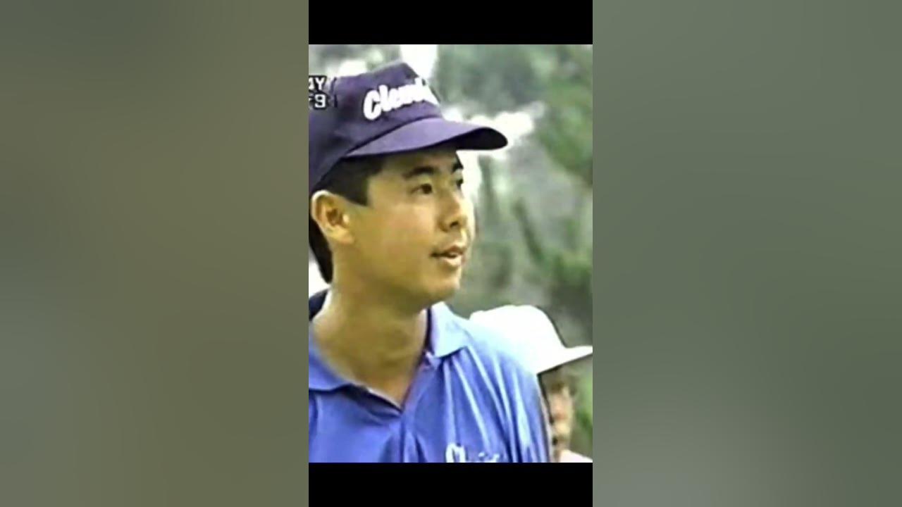 ルックアップ打法‼️西川哲プロ 1995年ですがスイングは令和風⁉️ 母は五月みどり ️元嫁は菊池桃子 ️golf ゴルフスイング