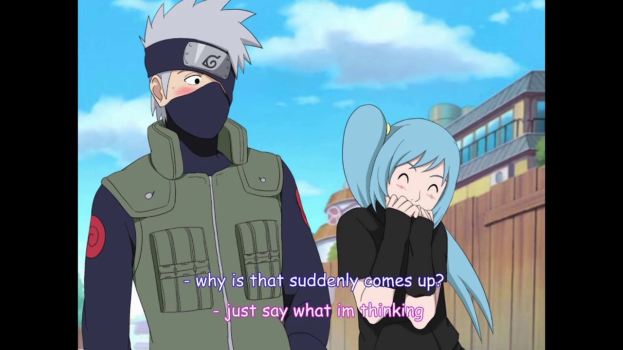 Kakashi X Mina Blushing Kakashi Is So Cute How To Say I Love You