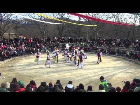 한국 민속촌 농악 공연 Korean Traditional Music 'Nong Ak'