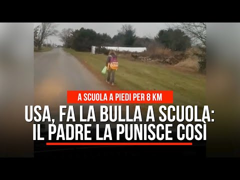 Video: Ohio Dad Fa Fare Alla Figlia 5 Miglia A Scuola A 36 Gradi Dopo Che è Stata Vittima Di Bullismo Dalla Compagna Di Classe