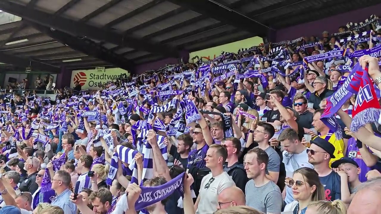 VfL Osnabrück Hymne live im Derby gegen SV Meppen am 14.05.2023 an der Bremer Brücke