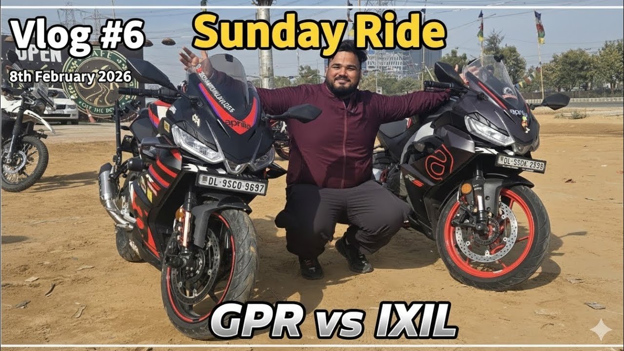 Sunday Ride | Aprilia RS457 | GPR Exhaust | IXIL Exhaust Sound | RS457 Modified | GPR vs IXIL