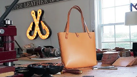 Making a Leather Bag without Sewing