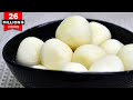 घर पर रसगुल्ले बनाने का एकदम आसान तरीक़ा | Sponge Rasgulla Recipe | Bengali Rasgulla