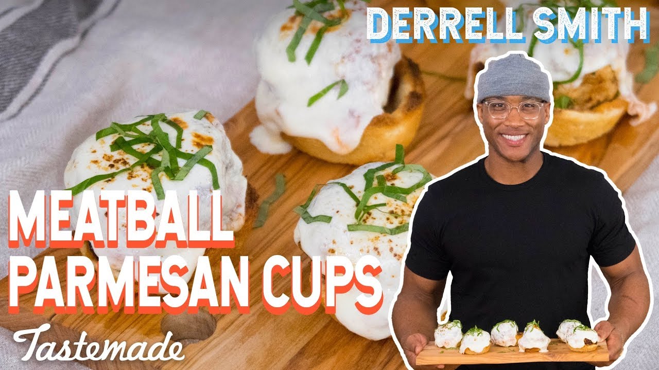 Meatball Parmesan Cups I Derrell Smith | Tastemade