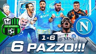 🤪 6 PAZZO!!! SASSUOLO 1-6 NAPOLI | LIVE REACTION NAPOLETANI HD