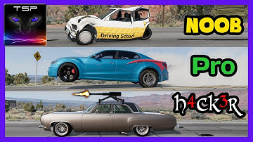 NOOB vs PRO vs H4CK3R - BeamNG .drive Crashes, Wins & Fails