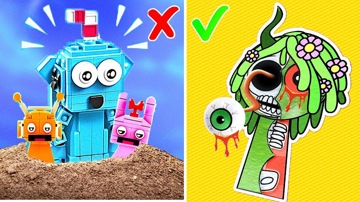 Zombie LEGO Sprunki vs Incredibox Paper Gamebook *Fun Crafts & Cool DIYs*