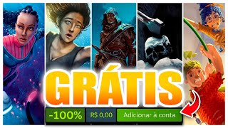 CORRE! +2 JOGOS pra PC de GRAÇA na STEAM! JOGOS BARATOS pra PC! Menos de R$10! SORTEIO! E Festival d