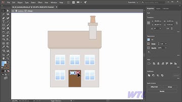 Using Isolation mode to edit grouped artwork Adobe illustrator Tutorial in Hindi 18/56