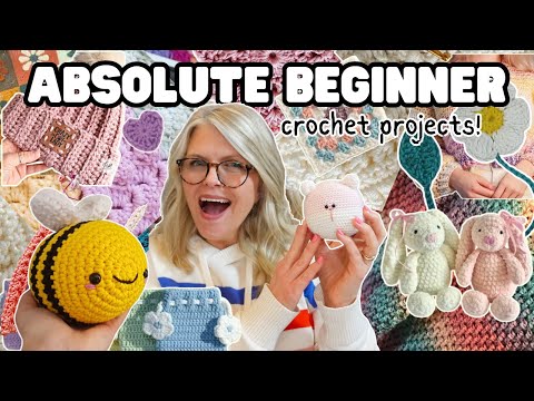 25 CROCHET Projects for ABSOLUTE BEGINNERS