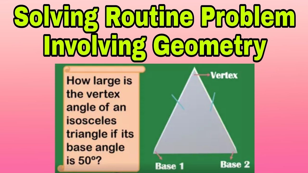 problem solving involving geometric figures