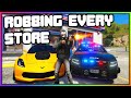 GTA 5 Roleplay - Robbing EVERY Store in The City | RedlineRP