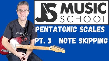 Create awesome riffs with the minor pentatonic scale - Part 3 - Note skipping